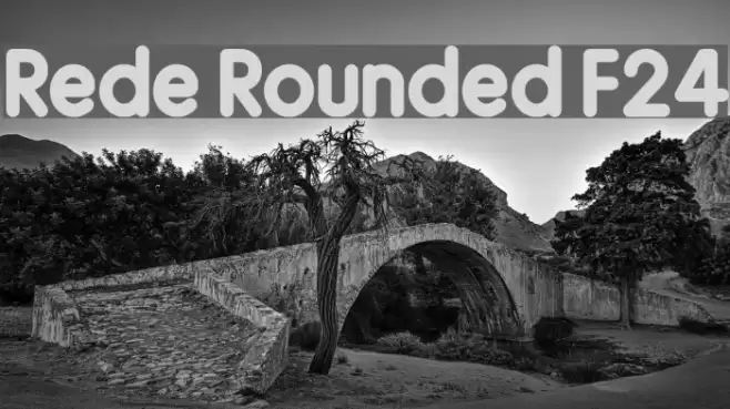 Rede Rounded F24 Fuentes examples