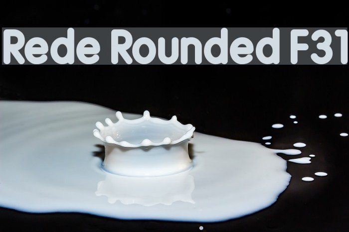Rede Rounded F31 Font examples