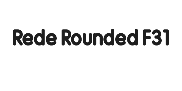 Rede Rounded F31 Logo