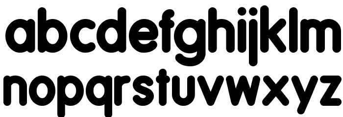 Rede Rounded F31 Font LOWERCASE