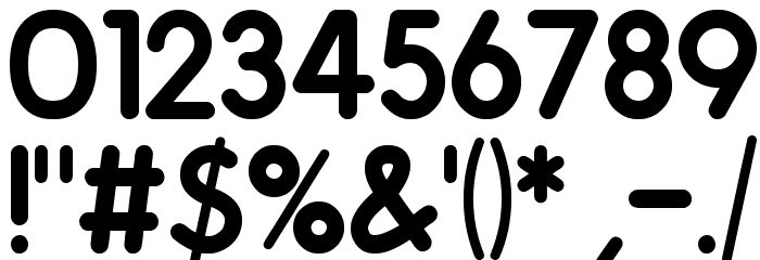 Rede Rounded F48 Font OTHER CHARS