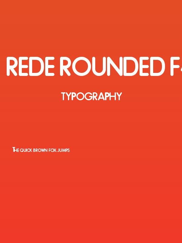 Rede Rounded F48 Poster