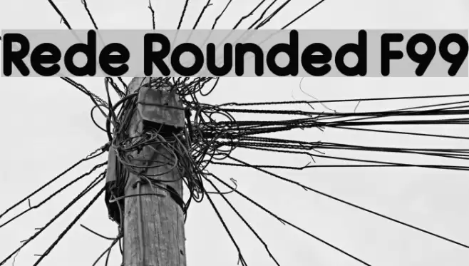 Rede Rounded F99 फ़ॉन्ट examples