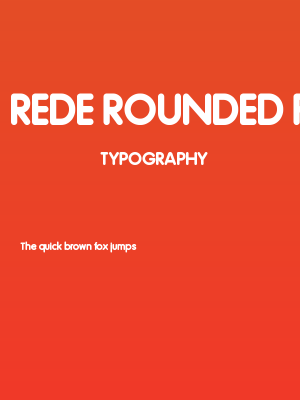 Rede Rounded F99 Poster