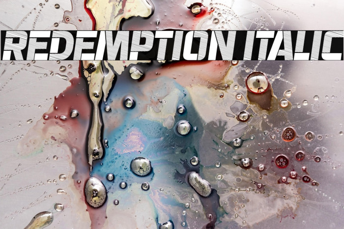 Redemption Italic Example 3