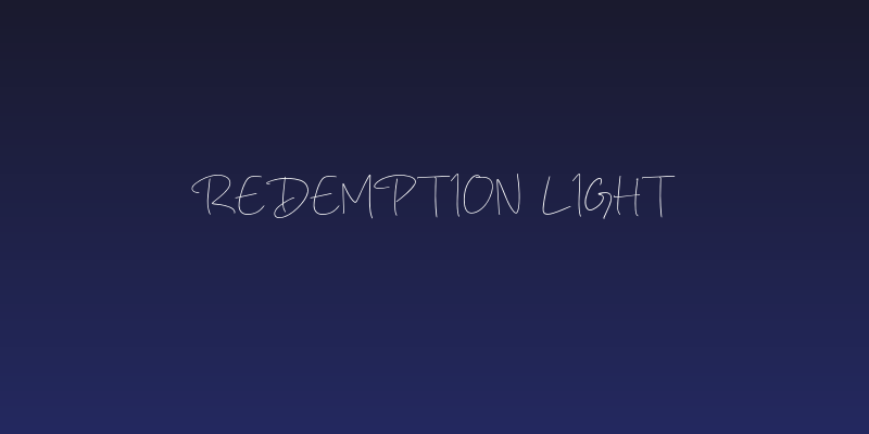 Redemption Light Social Header