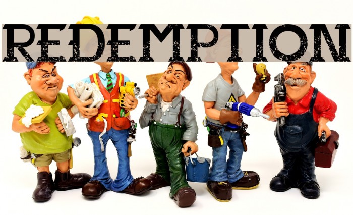 Redemption Font examples