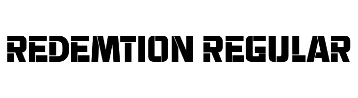 Redemtion Regular  font caratteri gratis