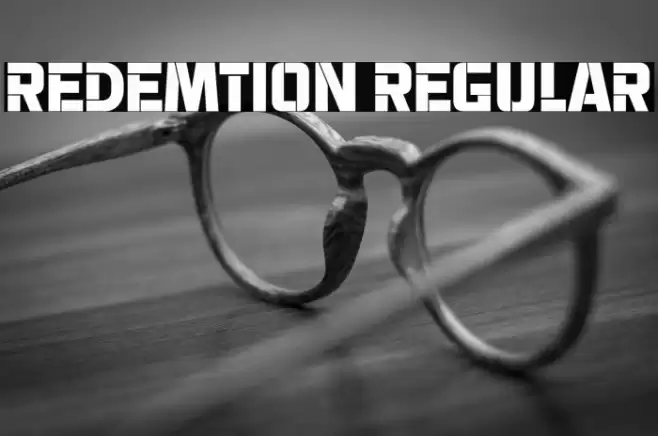 Redemtion Regular Font examples
