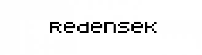 Redensek  font caratteri gratis
