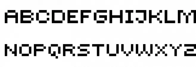 Redensek Font Litere mari