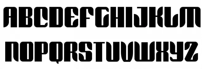 Redford BV フォント 大文字