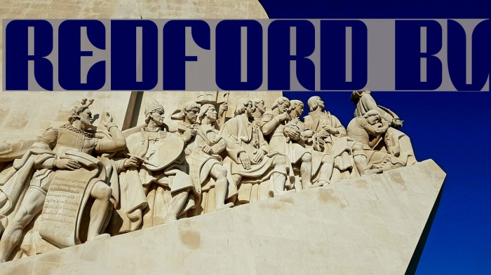 Redford BV Font examples