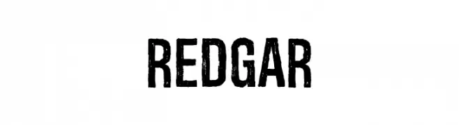 Redgar  Frei Schriftart Herunterladen