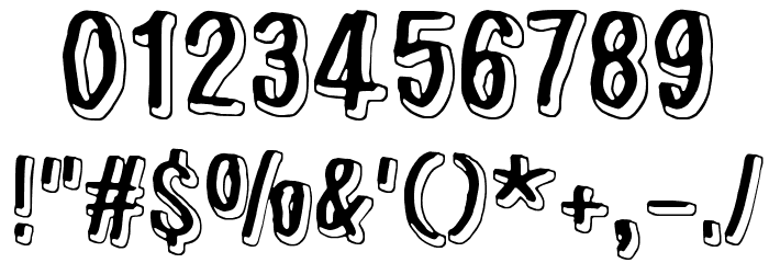 Redhair Font OTHER CHARS