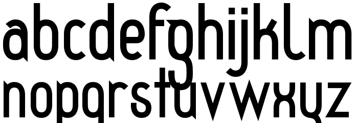 Redhead Goddess Bold Font LOWERCASE