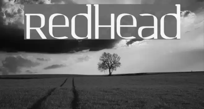 Redhead Font examples