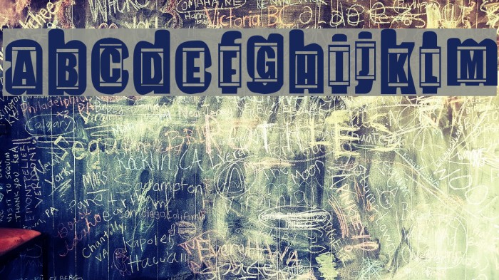 Redherring Font examples