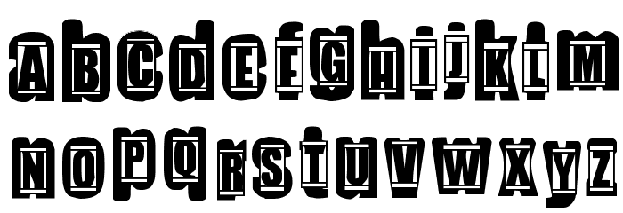 Redherring Font LOWERCASE