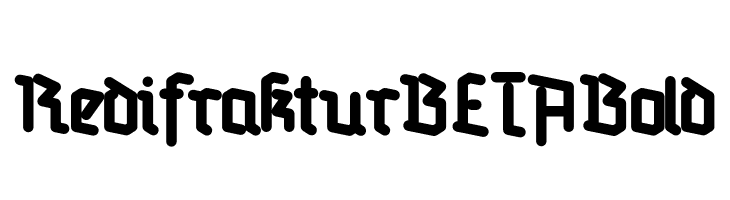 Redifraktur BETA Bold  नि: शुल्क फ़ॉन्ट्स डाउनलोड