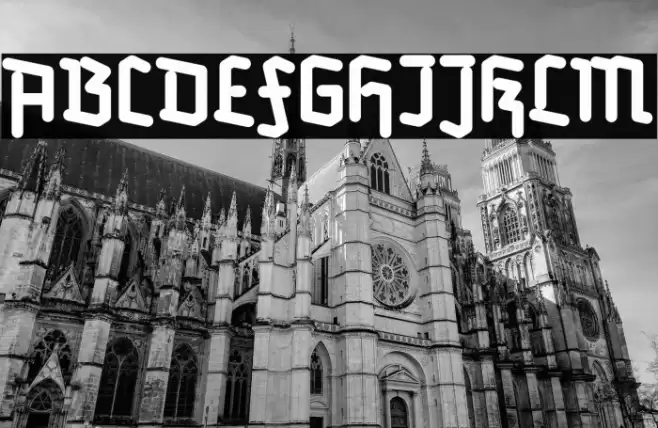 Redifraktur BETA Bold Font examples