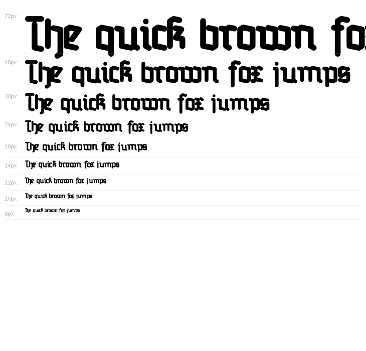 Redifraktur BETA Bold Waterfall