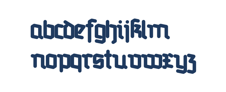 Redifraktur BETA Bold Lowercase