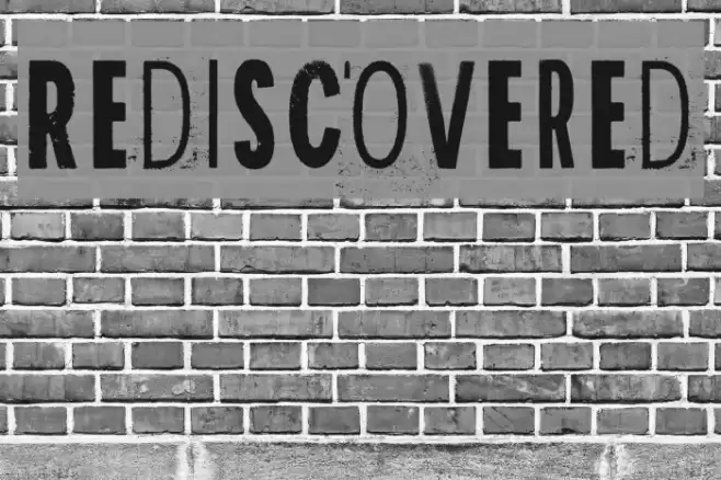 Rediscovered Font examples