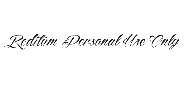 Reditum Personal Use Only Logo