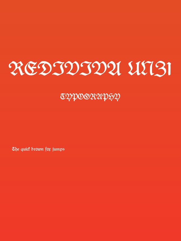 Rediviva UNZ1 Poster