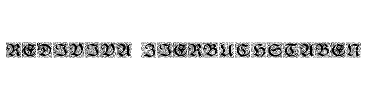 Rediviva Zierbuchstaben Font