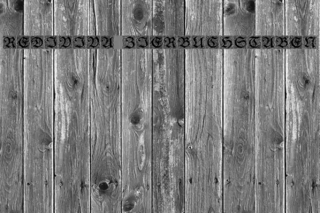 Rediviva Zierbuchstaben Font examples