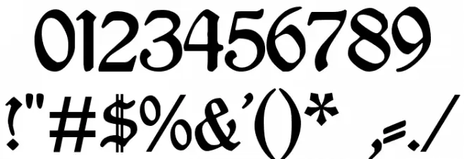 Rediviva Font OTHER CHARS