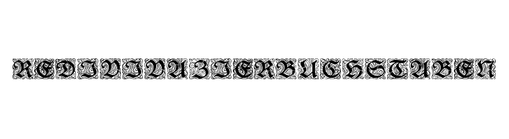 RedivivaZierbuchstaben Polices