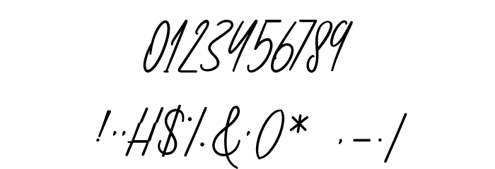 Redjeansky Font OTHER CHARS