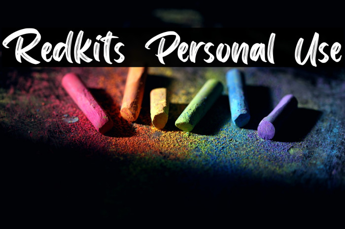 Redkits Personal Use Example 1