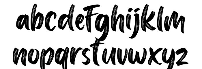 Redkits Personal Use Font LOWERCASE