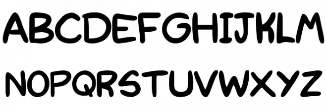 Redkost Comic Caratteri MINUSCOLO
