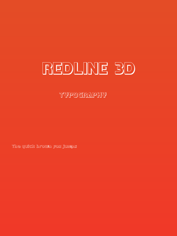 Redline 3D Poster