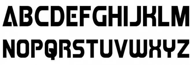 Redline Condensed Polices MAJUSCULES