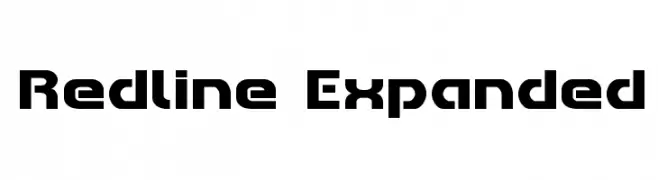 Redline Expanded  Frei Schriftart Herunterladen
