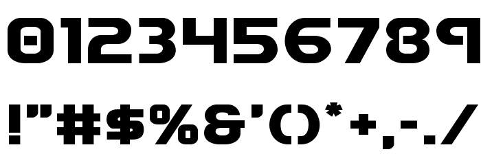 Expanded font