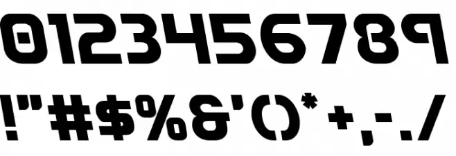 Redline Leftalic Font OTHER CHARS