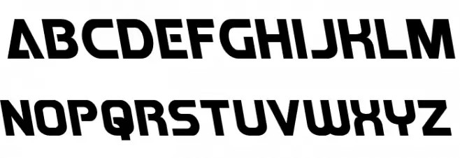 Redline Leftalic フォント 大文字