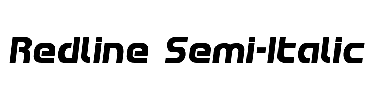 Redline Semi-Italic  baixar fontes gratis