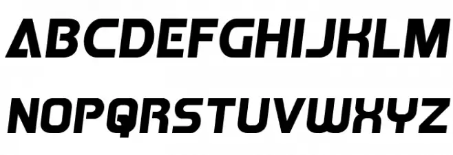 Redline Semi-Italic Polices MAJUSCULES