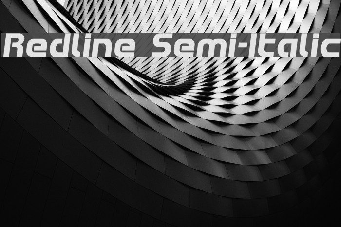 Redline Semi-Italic Example 1