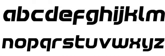Redline Semi-Italic フォント 小文字