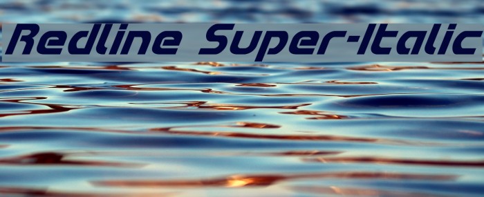 Redline Super-Italic Example 3