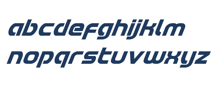 Redline Super-Italic Lowercase